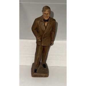 1941 WILL ROGERS 6" Syroco Wood Figurine Great American Series